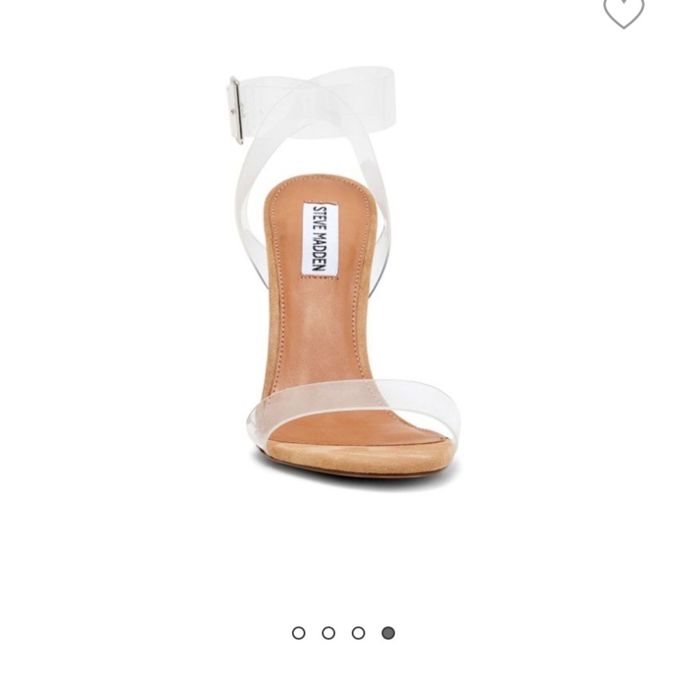 Steve Madden Clearer Clear Heels